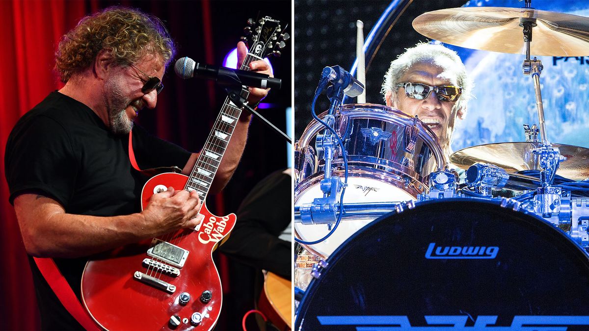 Sammy Hagar (left) and Alex Van Halen