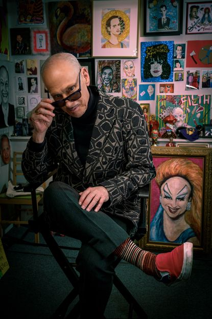 John Waters portrait by Christopher Myers