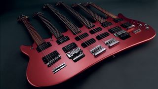 The Beast guitar, designed by Gary Hutchins