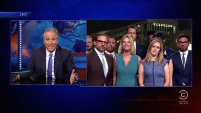 Everyone showed up for Jon Stewart's final Daily Show