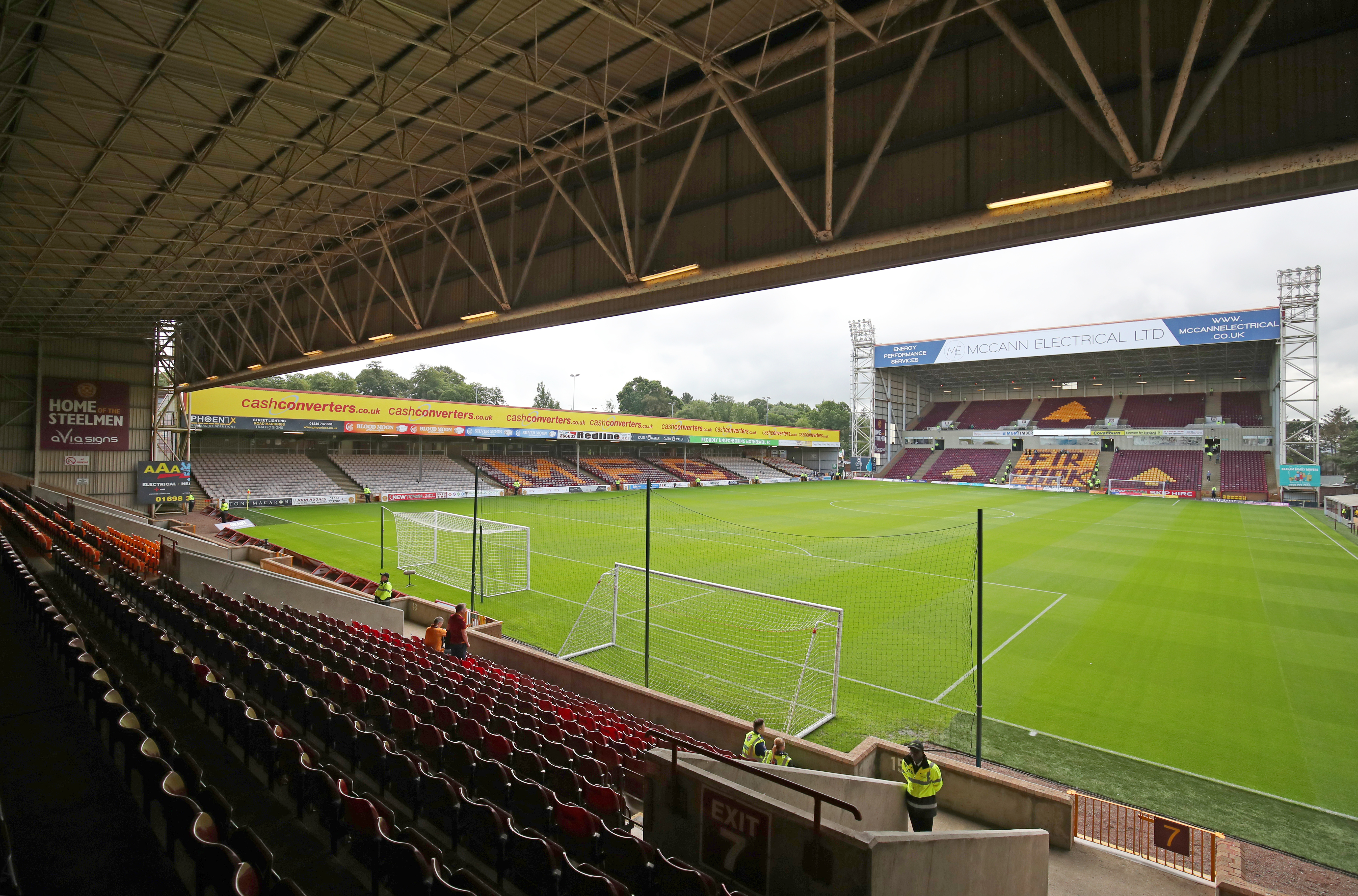 It is unclear when football will resume at Fir Park
