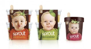 This clever baby food packaging uses a gardening theme emphasise the product's freshness