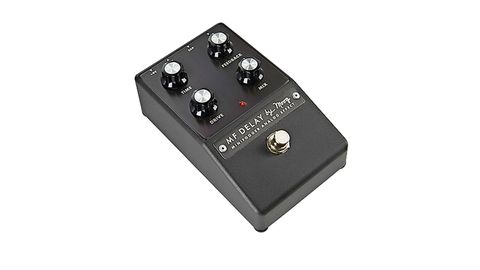 There are delay time and feedback controls, a dry/wet mix knob, plus a drive control with 22dB boost