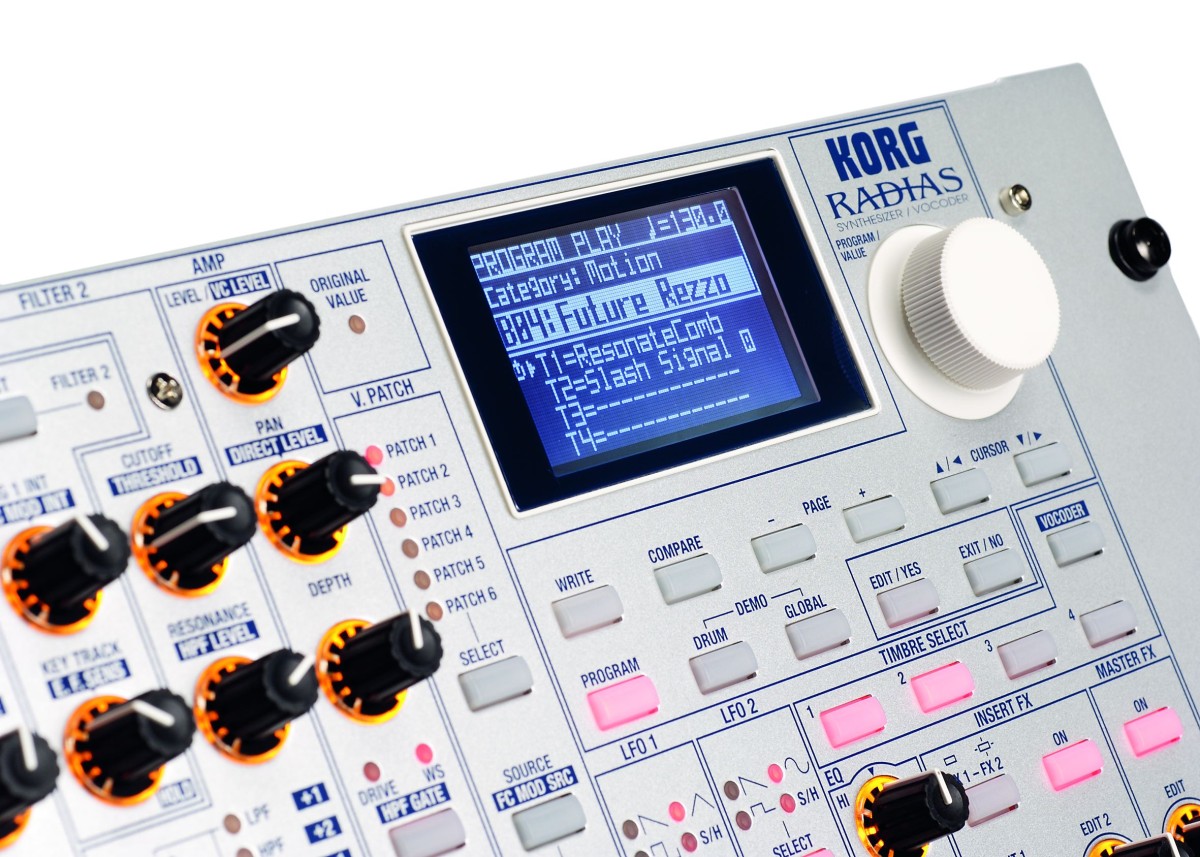 The Radias can act as a filter module and/or effects processor for any sound you feed it