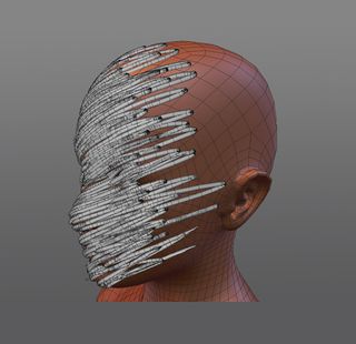 Choose the right projection method (in this case, XY Plane) and click Apply. Your spline will now be projected to conform to the mesh.