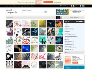 Find inspiration among the 772 projects that currently feature on data visualisation site Visual Complexity