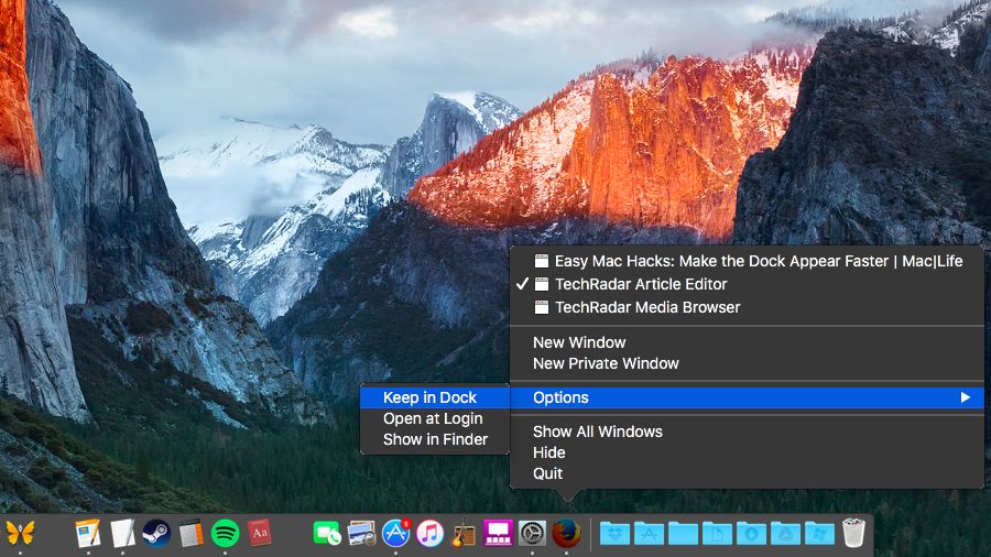 How to make the OS X dock appear faster TechRadar