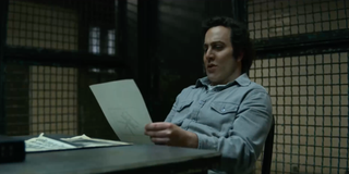 David Berkowitz (Oliver Cooper) reading a letter left by the BTK Killer, which never happened in rea