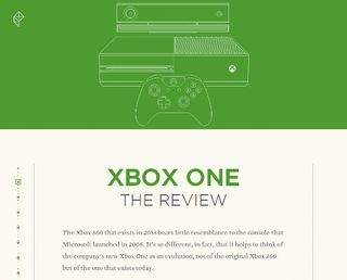 Polygon's Xbox One review was timely, beautifully built, and nailed the targeting to a single group of passionate users: gamers