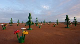 Lego art: Lego forest