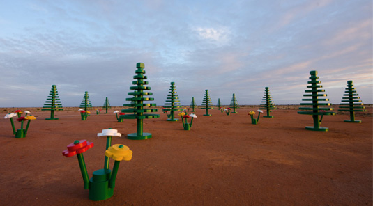 Lego art: Lego forest