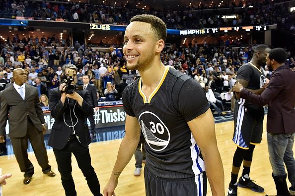 Steph Curry of the Golden State Warriors.