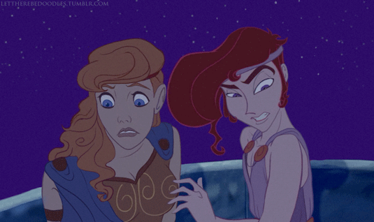Genderbent Hercules and Meg