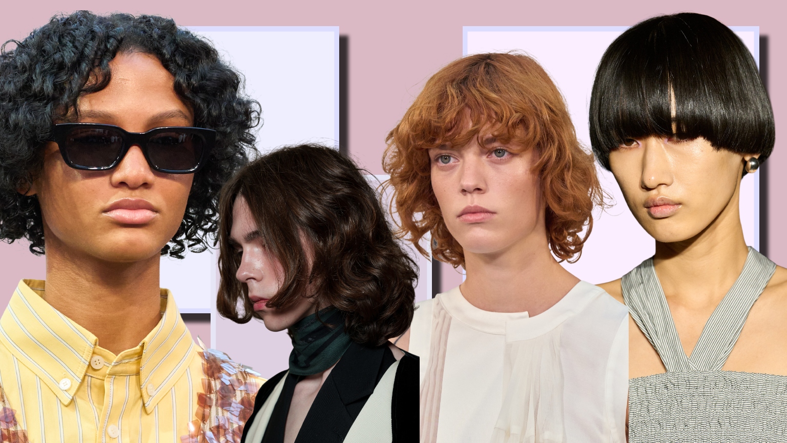 four women with short hair