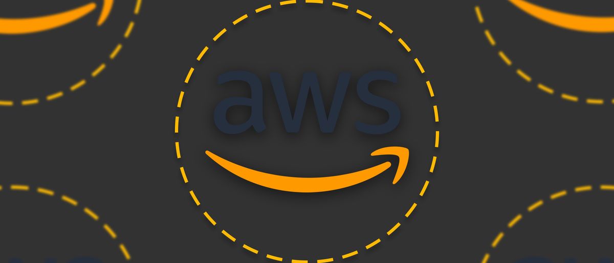 The AWS logo on the ITPro background