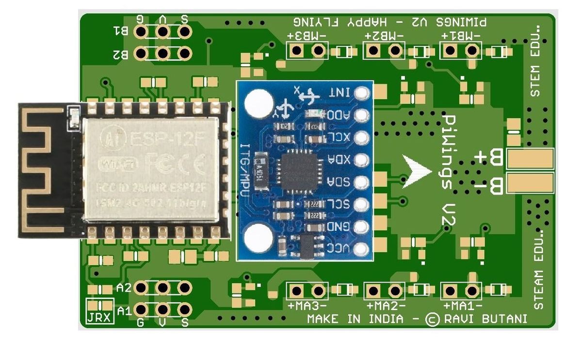 Raspberry Pi Pico Drone PiWings Updated With Wi-Fi, New PCB | Tom's ...