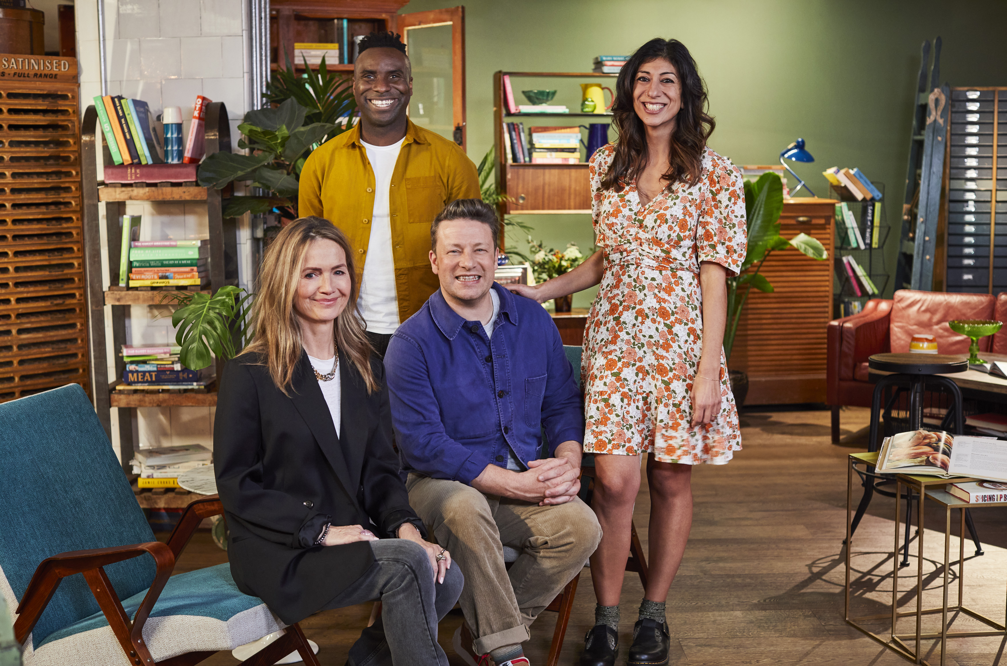 TV tonight Louise Moore, Jimi Famurewa, Jamie Oliver and Georgina Hayden