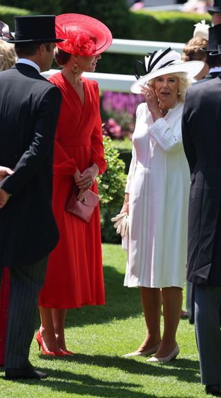 Kate Middleton and Queen Camilla at Royal Ascot
