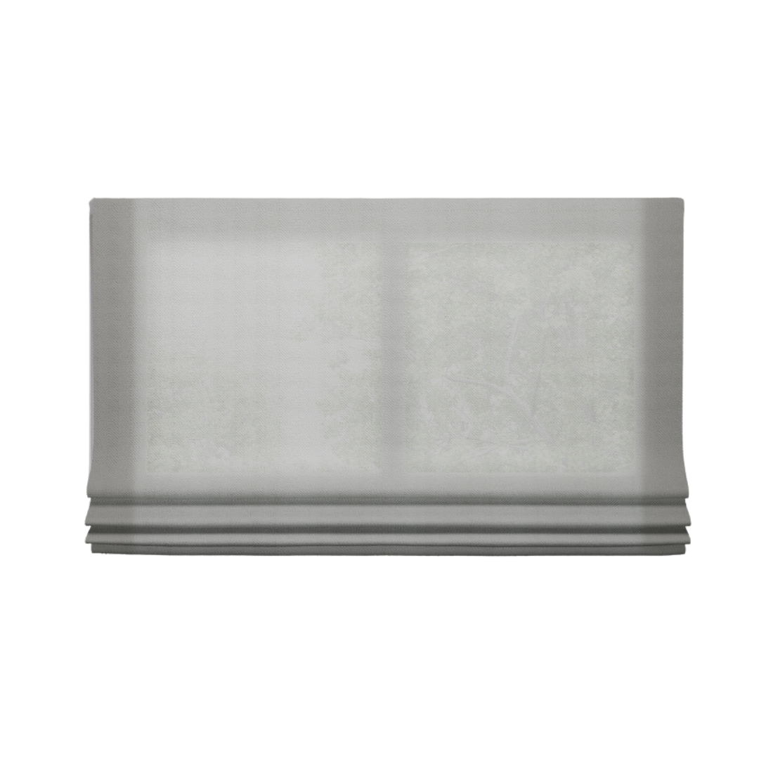 Jake Arnold for Everhem, Roman Shades in Herringbone Haze