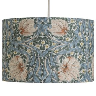 blue William Morris print lampshade