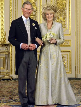 camilla duchess cornwall birthday photoshoot prince charles romantic nod dress