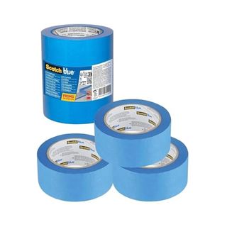 Scotchblue Multi-Surface Premium Masking Tape, Pack of 3, 48 Mm X 41 M, Scotch Adhesive Blue Painters Tape, for Painting and Decorating, Indoor & Outdoor, Sticks Well, 70% Pefc