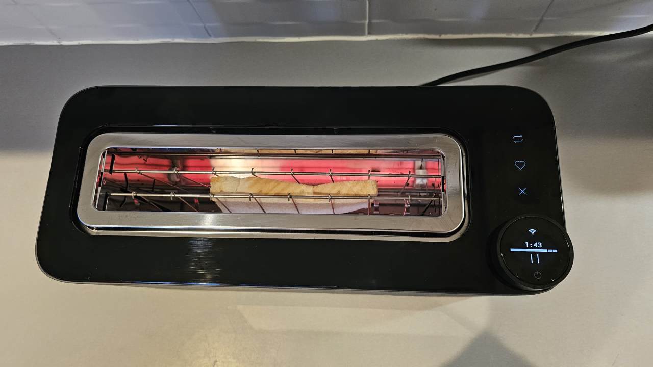 Haier I-Master Series 7 Wi-Fi Glass Toaster