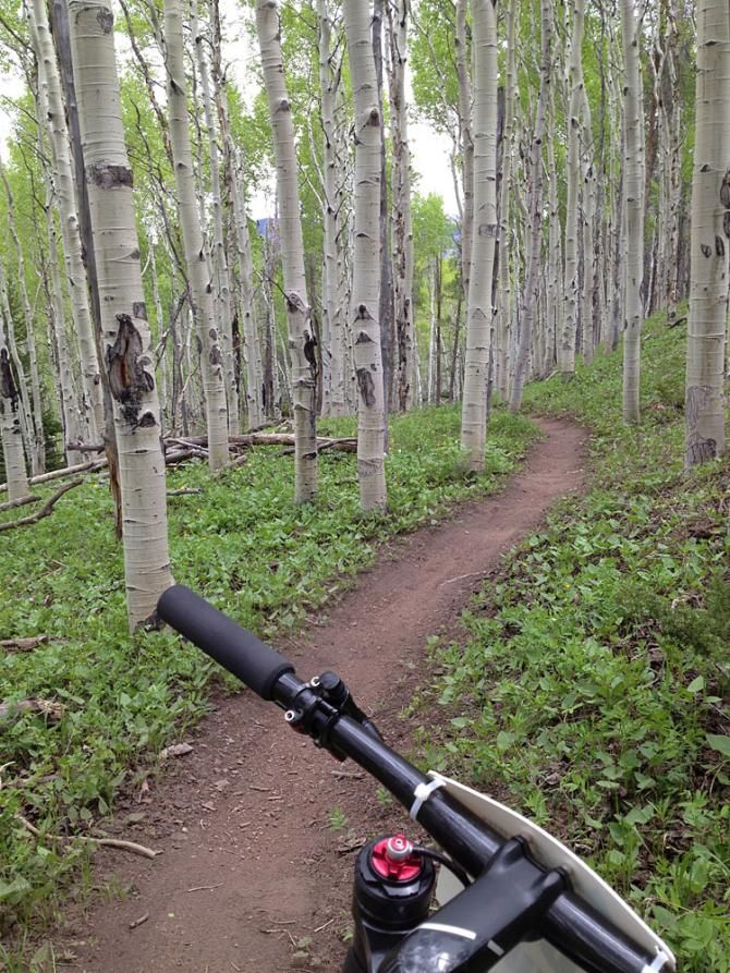 It was nice to ride some alpine single track in Vail for the GoPro Games