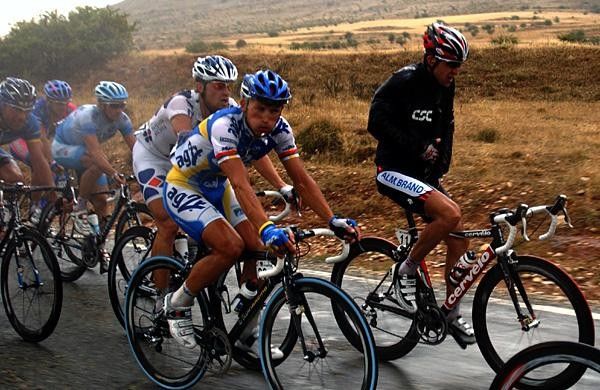 Alexandre Usov (AG2R) is nonplussed by the rain