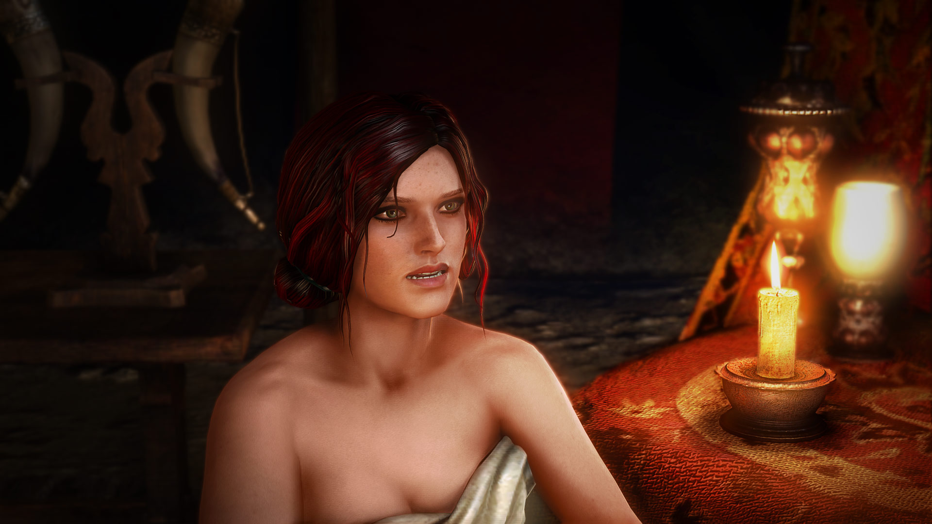 How many sex scenes are in the witcher