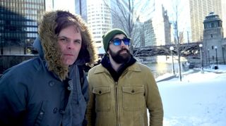 Lucas (left) and new Local H drummer Ryan Harding