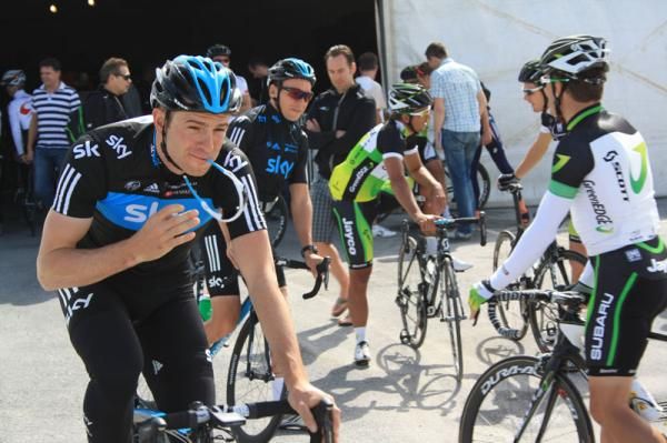 Ian Stannard (Sky) is part of Mark Cavendish's support in Qatar.