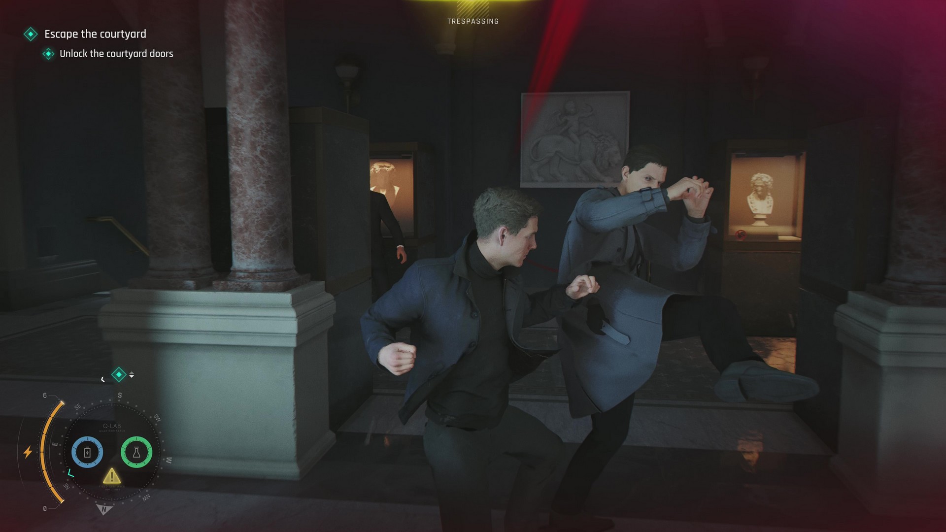 Bond brawls with an enemy in hand-to-hand combat in 007 First Light