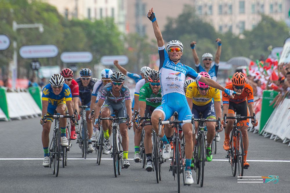 Benjamin Girraud wins stage 5 at the Tour of Hainan