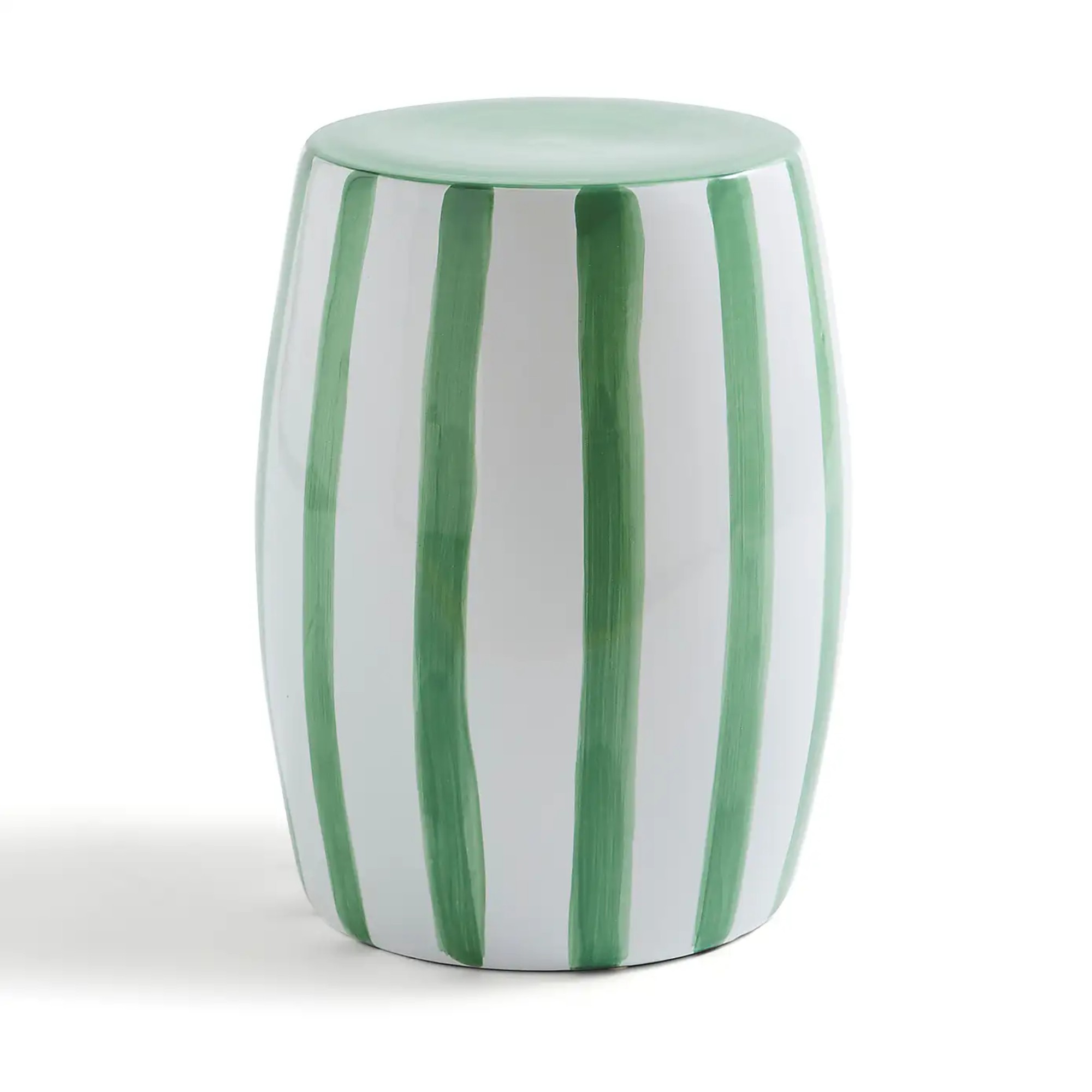 Dunelm Beatrice Striped Ceramic Side Table