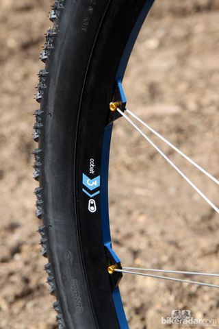 crankbrothers' wheel design uses a novel method to anchor the spokes to the rim