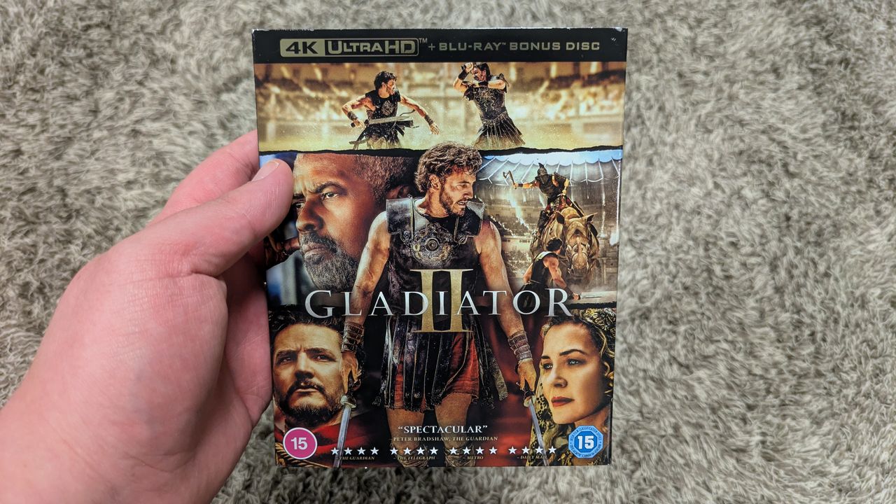 Gladiator II 4K Blu-ray case
