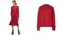 Uniqlo Women +J Fine Gauge Cashmere Crew Neck Long-Sleeve Sweater