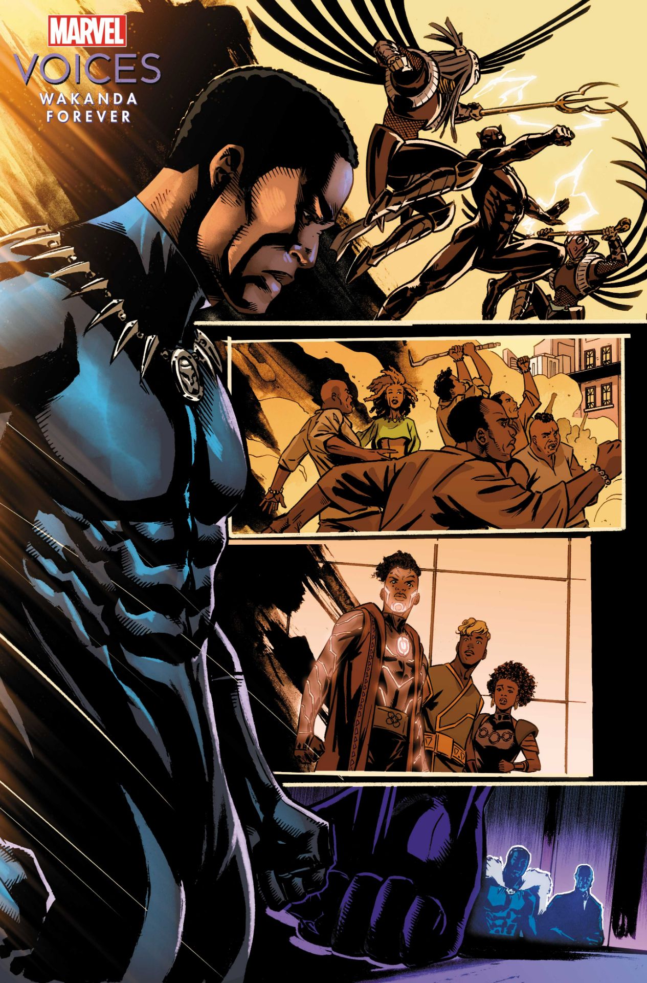 Marvel's Voices: Wakanda Forever #1 art