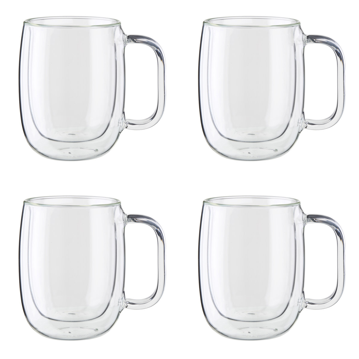 Zwilling J.a. Henckels Zwilling Sorrento Plus Double Wall Glass Coffee Mugs, Insulated Coffee Mug, Clear &amp;amp; Reviews | Wayfair