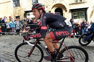Dean Downing retired in July after the Sheffield Grand Prix. He’s seen here in typical style on the cobbles of Lincoln back in May.