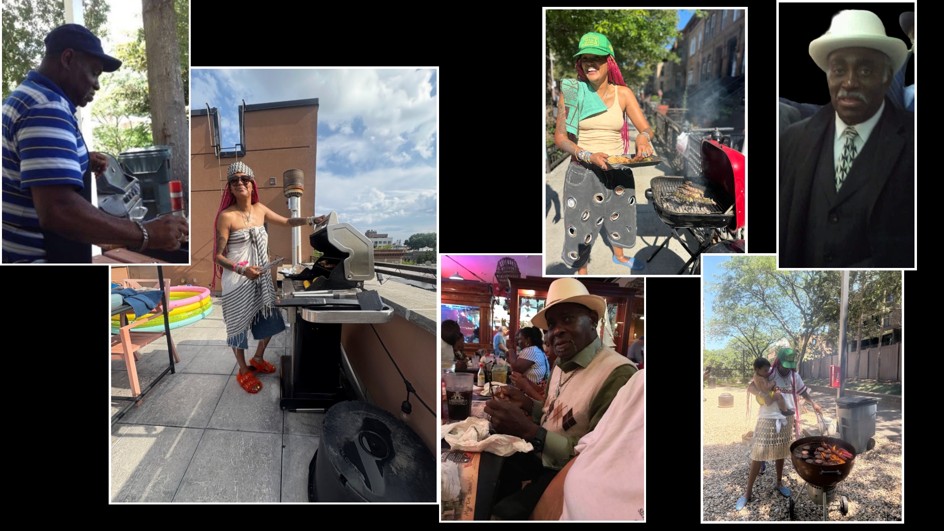 Crystal Anderson grilling outfit