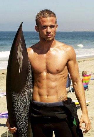 Human, Chest, Barechested, Muscle, Trunk, Ocean, Abdomen, Beach, Stomach, Surfboard,