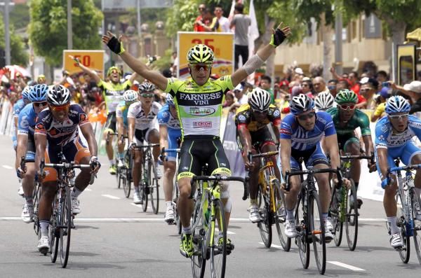 Andrea Guardini (Farnese Vini-Selle Italia) was a dominant winner.