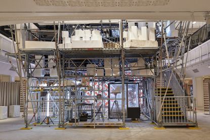 Burberry flagship store with Graham Hudson installation