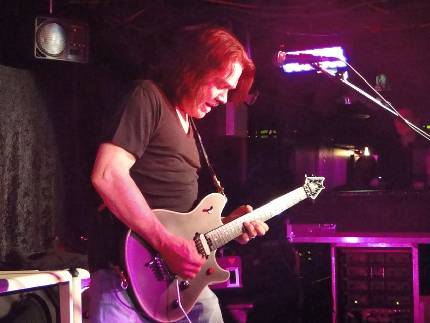 Eddie Van Halen, surprising himself and flooring the audience, during Van Halen's Cafe Wha? show in New York