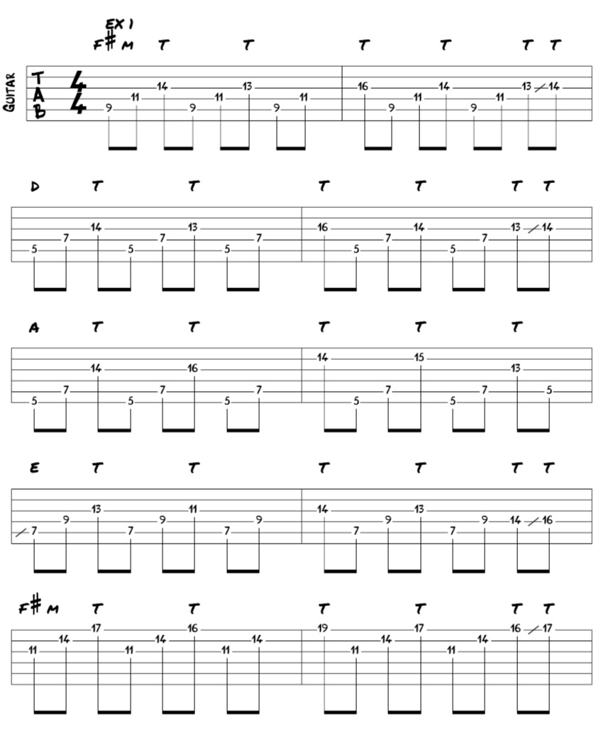 Expanding Tapping Melodies and Chords | Guitar World