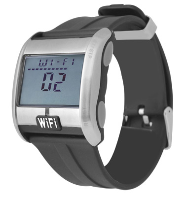 Wi-Fi scanning watch