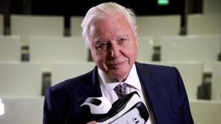 Attenborough with VR mask