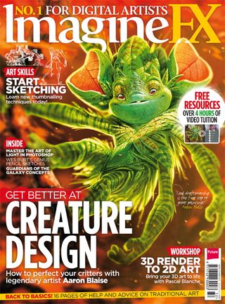 Master creature desingn with the new issue of ImagineFX